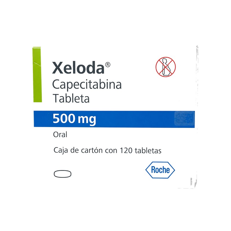Xeloda Capecitabina 500 mg 120 tabletas Roche